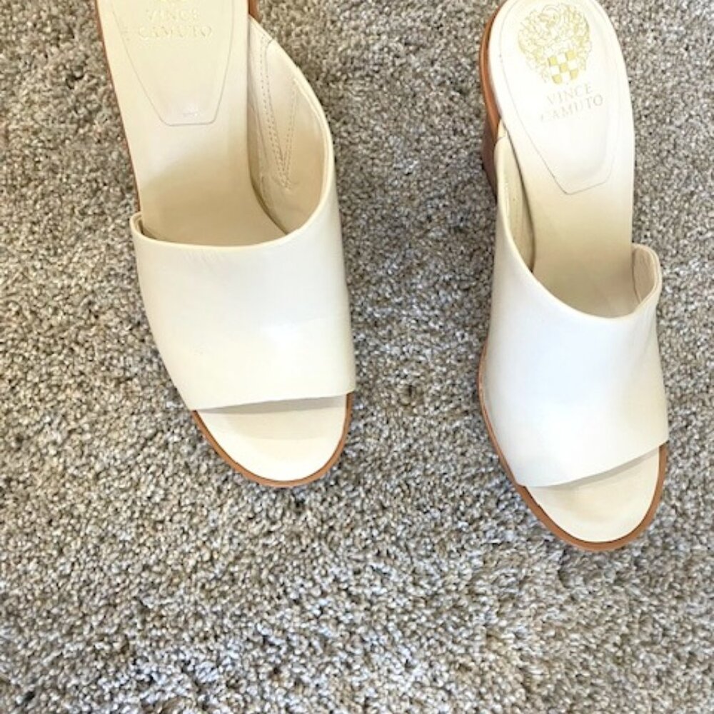 Vince Camuto Fissana Cream Women Heel